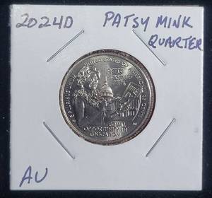lot 191 image: 2024 D Patsy Mink Quarter