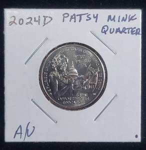 lot 200 image: 2024 D Patsy Mink Quarter