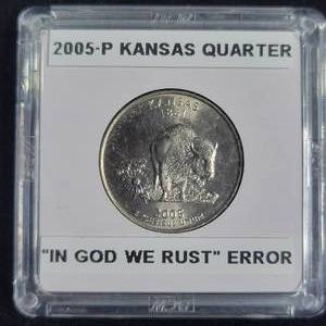 lot 49 image: ERROR 2005 P Kansas State Quarter