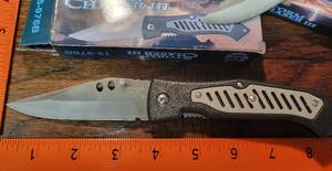 lot 161 image: Two Frost Cutlery Storm Chaser III Knives with Black Handle