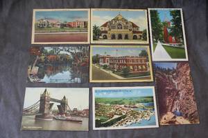 lot 156 image: Eight VIntage World Post Cards