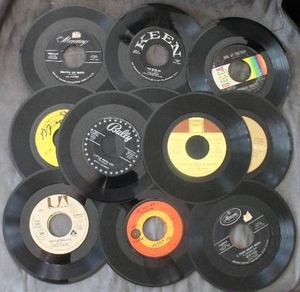 lot 96 image: Vintage Twenty 45 RPM 7 Inch Records including Stevie Wonder