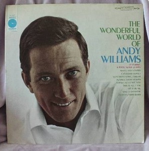 lot 30 image: The Wonderful World of Andy Williams 78 RPM 12 inch Vinyl Record with Cover