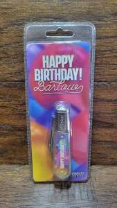 lot 95 image: UNOPENED Barlow Happy Birthday Pocket Knife