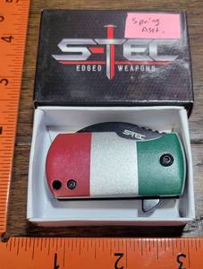 lot 111 image: S-Tec Tactial Folding Wharncliffe Knife