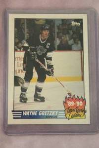lot 66 image: Rare 1990 Topps Wayne Gretzky Hockey Trading Card Number 12
