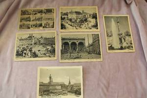lot 180 image: Six Vintage Unused German Postcards including Four that State Authorized By The US Army
