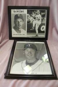 lot 150 image: Two Framed Print of Texas Rangers Players