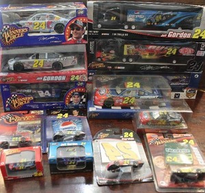 lot 53 image: NASCAR Jeff Gordon Number 24 Racing Champion Cars Lot