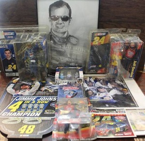 lot 69 image: NASCAR Jimmie Johnson and Jeff Gordon Collectibles