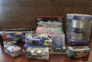lot 84 image: Mismatched NASCAR Lot Including Micro Machines Jeff Gordon and Rusty Wallace