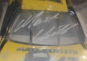 lot 2 image: SIGNED Matt Kenseth Artist Collection 124 Number 17 Dewalt Car