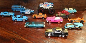 lot 75 image: Large Lot of Toy Cars That My Daughter Kept Taking Off the Table