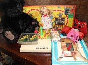 lot 203 image: Way Cool Funky Toy Lot including Vintage Huckleberry Hound Board Game Board