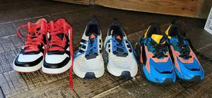 lot 17 image: Three Pairs of BoysYouth Gently Worn Shoes