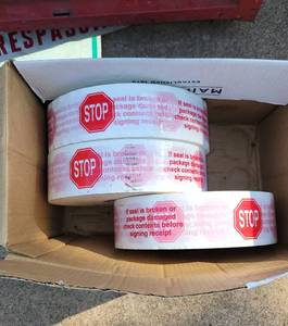 lot 213 image: Industrial Security Seal Tape
