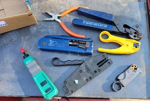 lot 219 image: Lot of Coaxil, Telco, Cable Keystone, Impact Punch Down, and ETC.