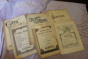 lot 239 image: Five Pieces of Pre-1900 Sheet Music