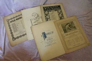 lot 241 image: Five Pieces of Pre-1900 Sheet Music