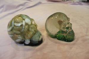 lot 235 image: Two Resin Skulls