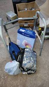 lot 257 image: Lot of Medical Equipment Including Walker