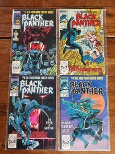 lot 139 image: Marvel Comics - Black Panther - #1-4 - Limited series