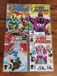 lot 124 image: Marvel Comics - The X-Men vs. The Avengers - #1-4 - Limited series