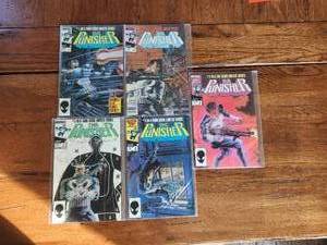 lot 89 image: Marvel Comics - The Punisher - #1-5 - Limited Series