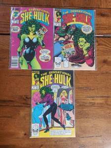 lot 54 image: Marvel Comics - The Sensational She-Hulk - #1-2, and 4