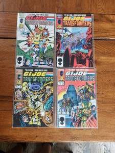lot 14 image: Marvel Comics - G.I. Joe and the Transformers - #1-4 - Limited Series
