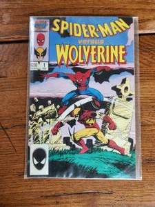 lot 4 image: Marvel Comics - Spiderman Vs. Wolverine - #1