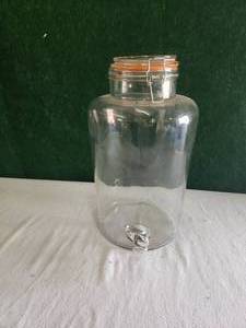 lot 31 image: Large glass beverage dispenser