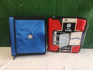 lot 55 image: Selection of 2 large school binders