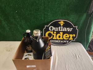 lot 77 image: Selection of Outlaw Cider items
