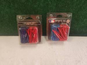 lot 133 image: Texas Rangers & SMU golf tees
