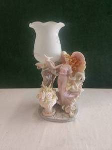lot 146 image: Seraphim Angel figure candle holder