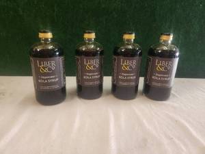 lot 164 image: Liber & Co. Sugarcane Kola Syrup - 4 Bottles