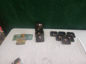 lot 171 image: Selection of coasters