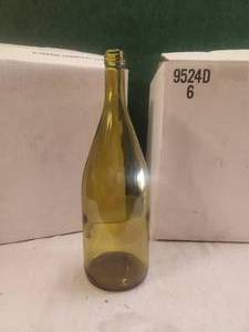 lot 190 image: 2 boxes of 6-1.5L green-brown bottles -