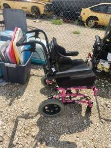 lot 247 image: NXT Generation Next - tilt in place wheelchair - pink -