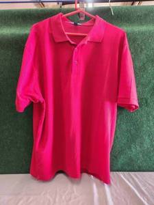 lot 68 image: Selection of 6 Port Authority red polo shirts - 2XL