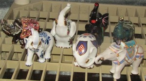 lot 20 image: lot of very small Japanese elephants
