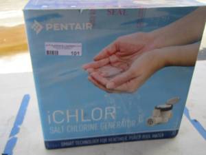 lot 101 image: Pentair salt chlorine generator in box
