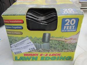 lot 128 image: 20 ft. of husky e-z lock lawn edging
