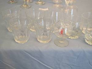lot 194 image: large lot of whiskey glasses