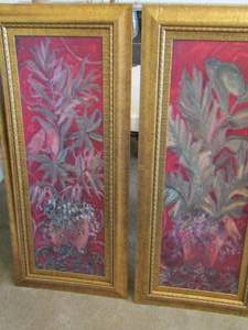 lot 219 image: Kirkland wall art qty 2 43x 19