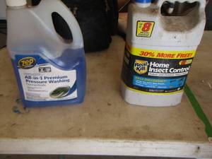 lot 329 image: pressure washer fluid used- home insect control used