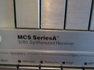 lot 316 image: reeiver MCS series New never used