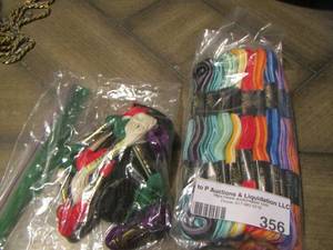 lot 356 image: Jewelry yarn for brachlets various colors  new