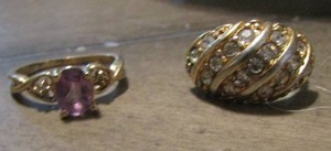 lot 171 image: LADIES RINGS - QTY 2